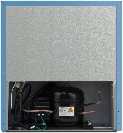 Frigidaire EFR115 Mini Refrigerator - Energy Saving - CFC Free - Slide Out Shelves - Ideal for for Dorm, Office, RV, Garage, Apartment - 1.6 Cubic Feet, Blue