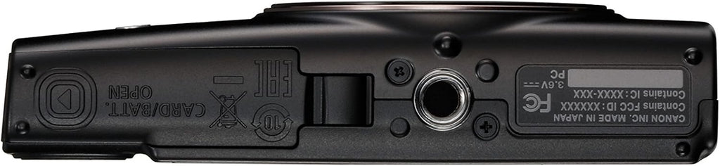 Canon PowerShot ELPH 360 Digital Camera w/ 12x Optical Zoom and Image Stabilization - Wi-Fi & NFC Enabled (Black)
