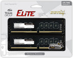 TEAMGROUP Elite DDR4 16GB Kit (2 x 8GB) 3200MHz (PC4-25600) CL22 Unbuffered Non-ECC 1.2V UDIMM 288 Pin PC Computer Desktop Memory Module Ram Upgrade - TED416G3200C22DC01