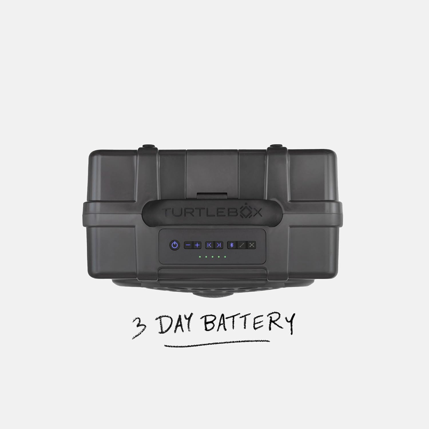 Turtlebox Original Gen 3: Portable Outdoor Bluetooth Speaker – Ultra-Loud (120dB)  Waterproof (IP67)  Rugged  Impact-Resistant  3-Day Battery | Party Mode: Unlimited Pairing for Stereo Sound  Gray