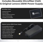 40B00135US Lenovo Thinkpad Docking Station USB C - 1 Year Warranty  Supports 4K Display  Thunderbolt 4 Dock with 135W Adapter  HDMI  DisplayPort  Thunderbolt Cables & Cloth - Lenovo Docking Station