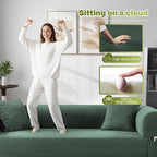 Convertible Futon Sofa Bed,80" Folding Pull Out Couch Bed with Storage,Queen Sleeper Sofa Bed,Compressed Couch in a Box,Corduroy Boneless Couches for Living Room,Light Green