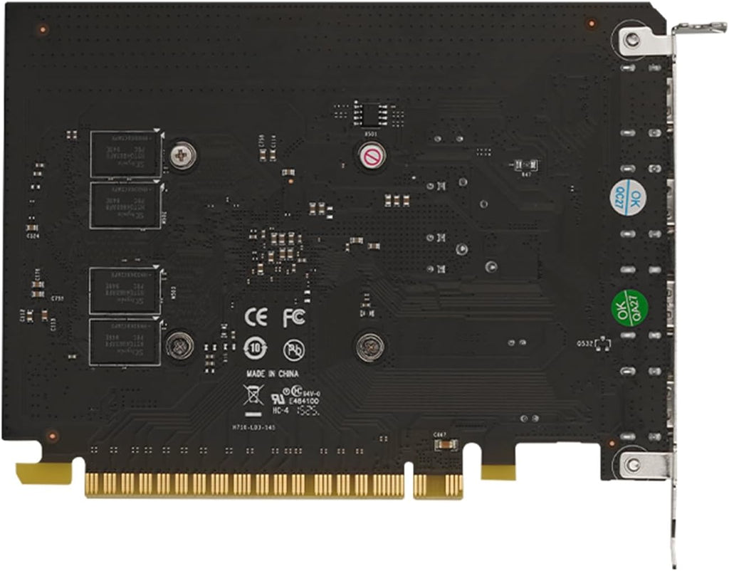 maxsun GeForce GT 730 4GB Video Graphics Card GPU for Computer PC ITX Single Slot PCI Express 4xHDMI, 4K Quad Monitor Multi Screen