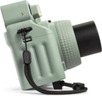 Fujifilm INSTAX Wide 400 Instant Camera - Sage Green with Pixibytes Microfiber Cleaning Cloth (Camera + 2 Wide Twin Packs)