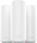 NETGEAR Orbi 360 Series Dual-Band WiFi 7 Mesh Network System for Home (RBE363) – Wireless Router + 2 Extenders  Security Features  5 Gbps  Covers 6 000 sq.ft.  70 Devices  2.5GB Internet Port  BE5000