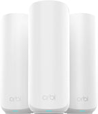NETGEAR Orbi 360 Series Dual-Band WiFi 7 Mesh Network System for Home (RBE363) – Wireless Router + 2 Extenders  Security Features  5 Gbps  Covers 6 000 sq.ft.  70 Devices  2.5GB Internet Port  BE5000