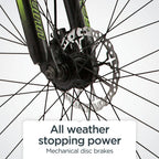 Mountain Bike . 26-inch Wheels . 21 Speeds . Mens Style . Black