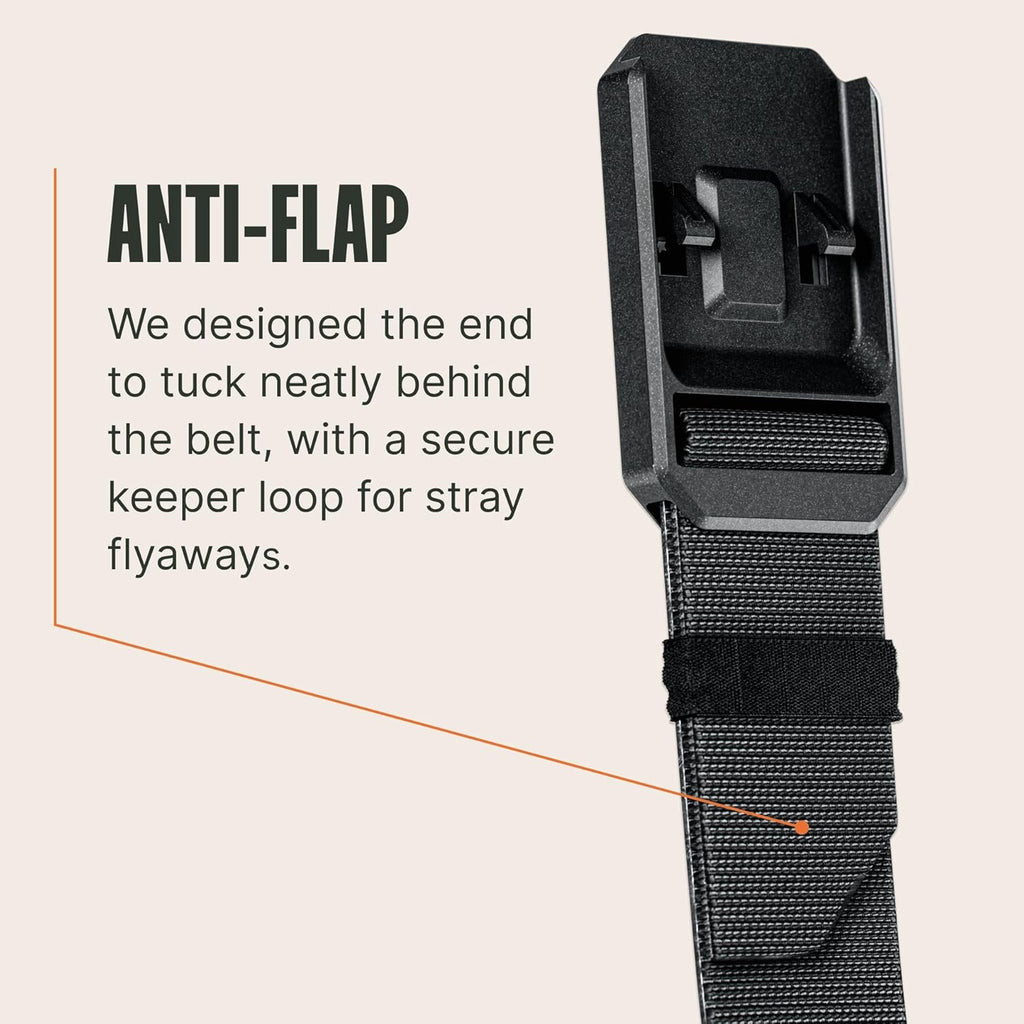 Groove Life Groove Belt OG - Men's Work Belt - Stretch Nylon, Magnetic Buckle, Adjustable, Comfortable, Tactical, EDC