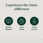 Zinus Billie Platform Bed Frame, Four Underbed Storage Drawers, Height Adjustable Headboard, Upholstered Style, King