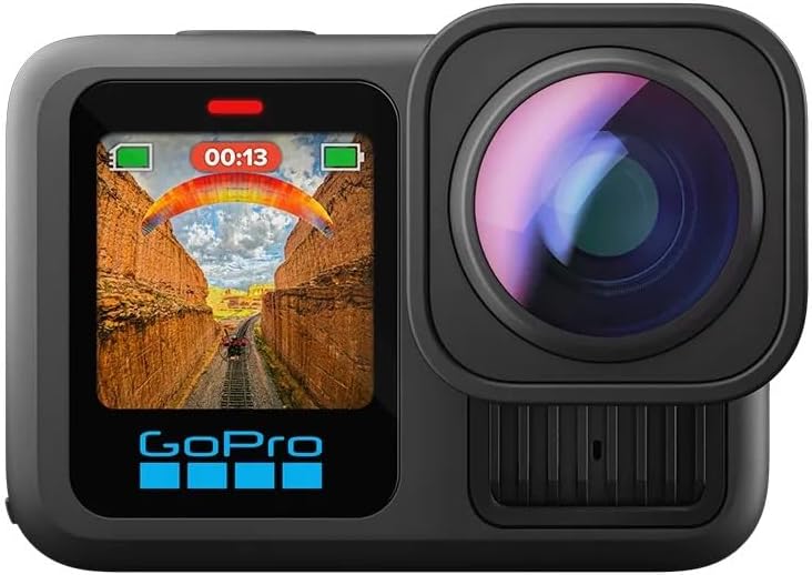 GoPro HERO13 Black Action Camera Bundle with 3 Enduro Batteries  Dual Charger  64GB microSD  Accessory Kit – 5.3K Ultra HD Video  HyperSmooth 6.0  Waterproof Adventure Camera