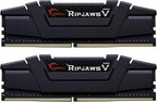 G.SKILL RipjawsV Series DDR4 RAM (XMP) 16GB (1x16GB) 3200MT/s CL16-18-18-38 1.35V Intel AMD Desktop Computer Memory U-DIMM - Black (F4-3200C16S-16GVK)