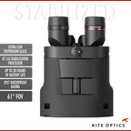 APC STABILIZED 18x50 ED High Performance Binoculars for Hunting and Bird Watching/Marine Use - 18x Magnification with Image Stabilization  IPX 7 Waterproof  AA Batteries