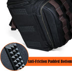 WELKINLAND 46-Pockets Electrician Backpack, Full-Open Tool Backpacks, Heavy Duty Tools Backpack, Waterproof Waxed-Canvas Tool Backpacks, HVAC, Mechanics Tools Bag