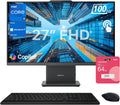 Lenovo IdeaCentre I Premium Business All-in-One  Next Gen AI  27" FHD Touchscreen 100Hz  i5-13420H  32GB DDR5 RAM  1TB SSD  Wi-Fi 6  Wireless KB &M  W11H  Bundle with ADATA 64GB USB Flash Drive