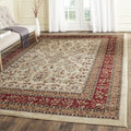 SAFAVIEH Area Rug 9x12 - Lyndhurst Collection - Large - Ivory & Red, Traditional Oriental Design, Non-Shedding & Easy to Clean, Ideal for Living Room, Bedroom, Dining Space (LNH331A)