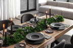 Villeroy & Boch Manufacture Rock Pasta Bowl, Set of 4, Premium Porcelain, Made in Germany, Black