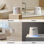 Carepod One Plus Stainless Steel Humidifier for Large Room with Mood Light, Quiet & Safe for Baby, Only 3 Washable Parts, Easy to Clean Ultrasonic Cool Mist Humidifiers for Bedroom for 30Hrs (1Gal/4L)