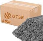 GTSE 14 Inch Silver/Gray Zip Ties  5 000 Bulk Pack  50lb Strength  UV Resistant Long Nylon Grey Cable Ties  Self-Locking 14" Tie Wraps