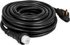 VEVOR 50FT 50 Amp Generator Extension Cord  STW 45446 + 45505 125V 250V Generator Power Cord  N14-50P & SS2-50R & CS6364 Twist Lock Connectors