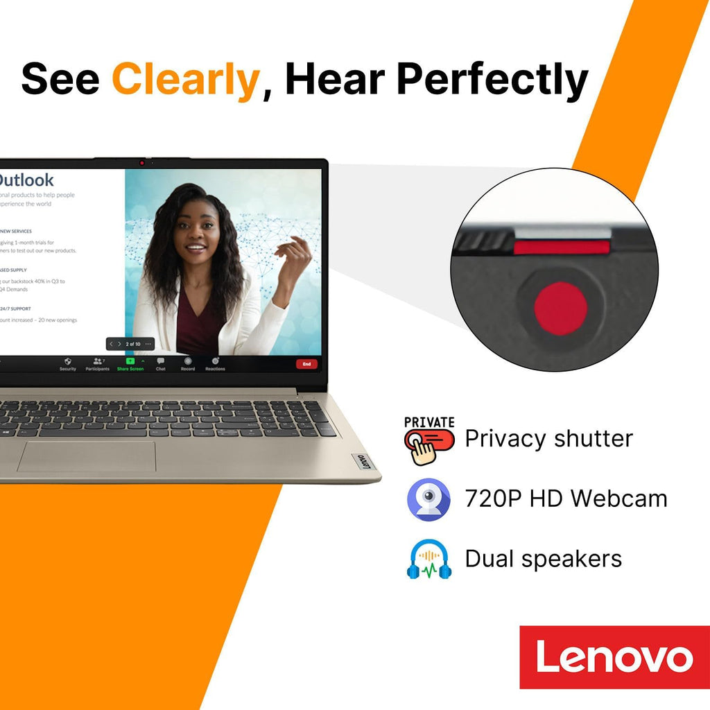 Lenovo IdeaPad 15.6" Business Laptop • Microsoft Office 365 • 1.1TB Storage • DDR4 • Intel Dual core • 1TB Cloud and 128GB SSD • WiFi 6 • Copilot AI • HDMI • Windows 11 no Mouse • Essential Laptop