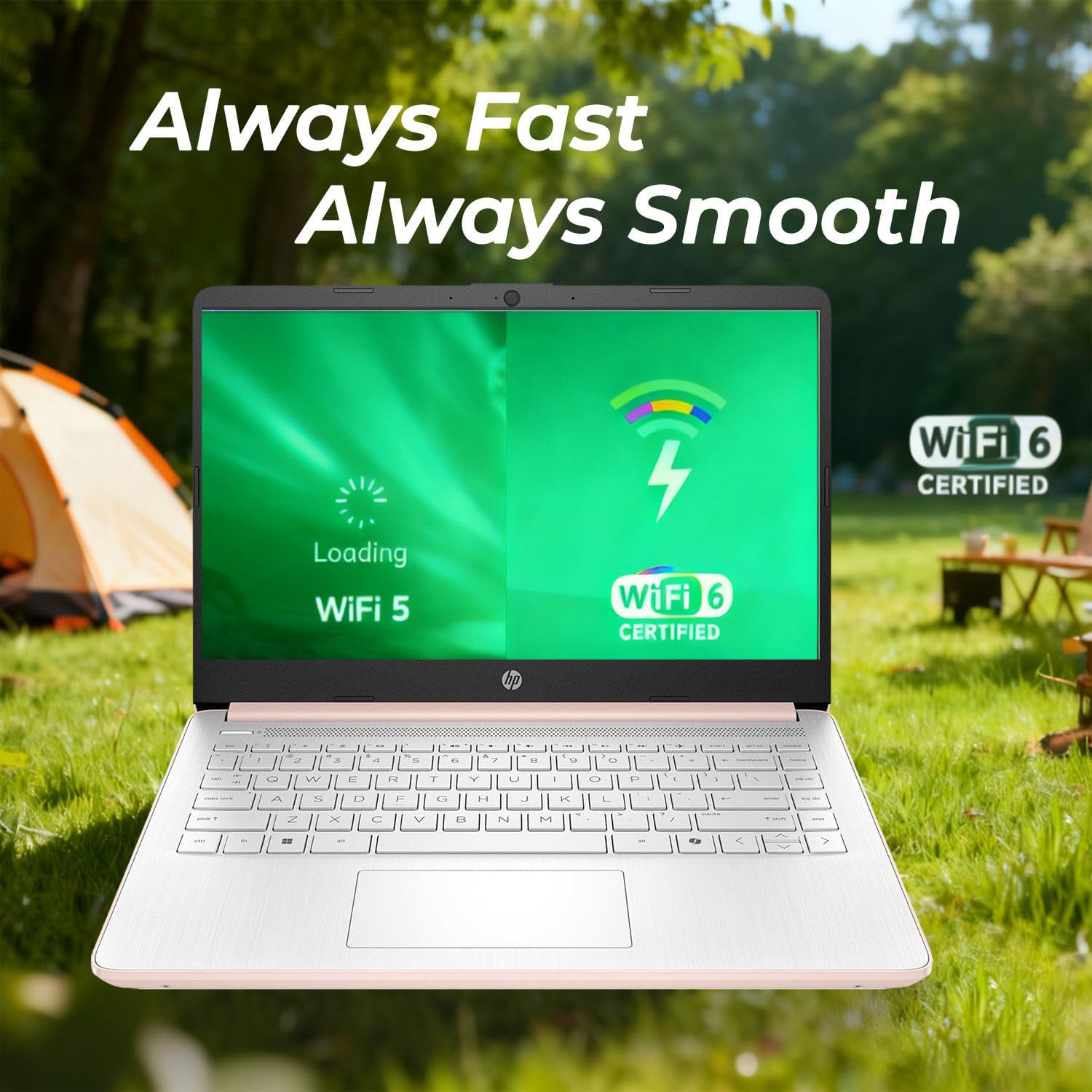 HP Latest Ultrabook Laptop with Copilot AI - 1.2TB Storage - 4GB RAM - Intel Core | Microsoft Office 365 Included  192GB SSD + 1TB Cloud Storage  Webcam  Windows 11 no Mouse | Essential Laptop