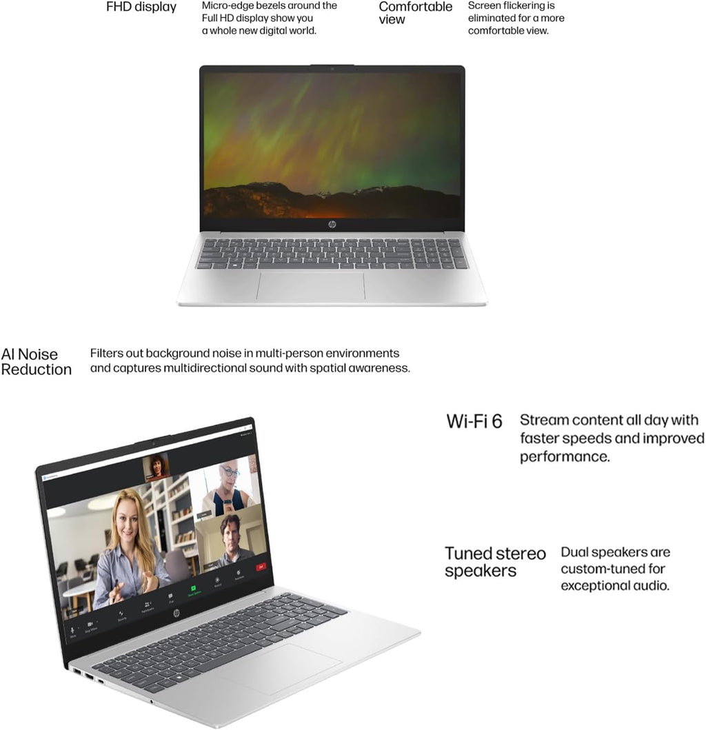 HP New 2026 Edition Core i7 15.6" Laptop | Intel High-Performance Core i7-1255U up to 4.7GHz | 16GB RAM - 1TB PCIe SSD | Webcam | FHD | Long Battery Life | Windows 11 | Business & Academic