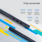 ASUS Vivobook Laptop 2025 Ultra Portable Business Computer  14" FHD Display  16GB RAM  1TB Storage (512GB SSD + 500GB Ext)  6-Core Intel i3-1315U  MarxsolAccessory  Win 11 Pro  Lifetime Office 2024