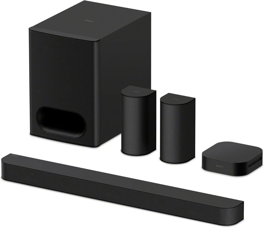 Sony BRAVIA Theater System 6  5.1ch Home Theater System Sound bar with subwoofer and Rear Speakers  Surround Sound by Dolby Atmos/DTS:X Compatible HT-S60