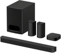 Sony BRAVIA Theater System 6  5.1ch Home Theater System Sound bar with subwoofer and Rear Speakers  Surround Sound by Dolby Atmos/DTS:X Compatible HT-S60