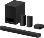 Sony BRAVIA Theater System 6  5.1ch Home Theater System Sound bar with subwoofer and Rear Speakers  Surround Sound by Dolby Atmos/DTS:X Compatible HT-S60