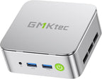 GMKtec Mini PC Computer  G10 Ryzen 5 3500U (Beats N150/4300U/3200U)  16GB RAM 512GB SSD 2.5GbE NIC LAN Desktop Office Home Business HTPC  Triple 4K Display  WiFi  BT  USB-C  DP  Type-C PD  HDMI 2.1