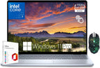 Dell Inspiron 16 Business Laptop 16" 16:10 FHD+ (1920 x 1200) Touchscreen Intel Core 7 150U 64GB DDR5 RAM 4TB SSD Backlit Keyboard WiFi 6E MS Office Lifetime License & Designed Mouse Win11 Pro