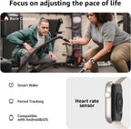Smart Watch for Men Women Answer/Make Call  1.85" Smartwatch  Fitness Watch with Heart Rate Blood Pressure Sleep Monitor  140+Sports  IP68 Waterproof Step Counter Watch Compatible with Android IOS