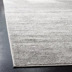 SAFAVIEH Adirondack Collection Area Rug - 12' Square, Ivory & Silver, Modern Ombre Design, Non Shedding & Easy to Clean, Ideal for Living Room, Bedroom, Office, Dining Space (ADR113B)
