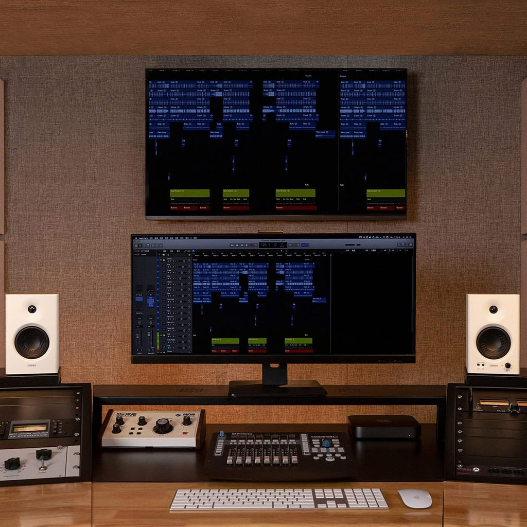 Edifier MR4 Powered Studio Monitor Speakers  4" Active Near-Field Monitor Speaker - White (Pair)