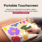 LG 27-Inch StanbyME 2 with Folio Cover  Portable Touch Screen  Dolby Vision  HDR10  Filmmaker Mode  Built-in Battery  Full Swivel Rotation (27LX6TYGA  2025)