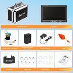 Eyoyo Underwater Fishing Camera 7 Inch 15M w/o DVR + 7 Inch 30M w/DVR
