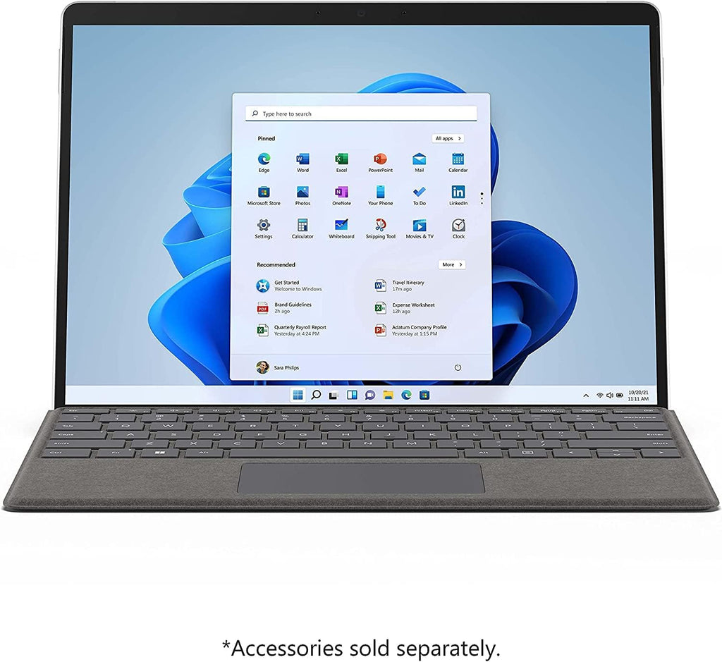 Microsoft Surface Pro 8 Tablet  13" Touchscreen  Intel i5 Evo Platform  8GB RAM  128GB SSD  Windows 11 Surface Laptop - Device Only - Platinum (Latest Model) (Renewed)