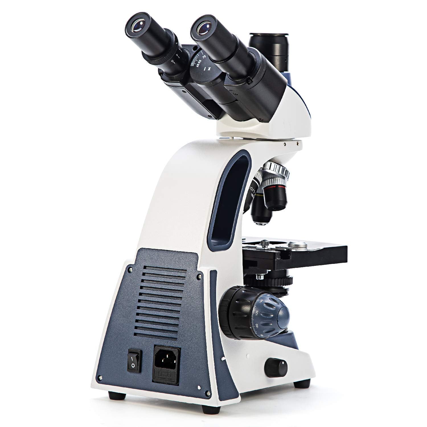 Swift SW380T 40X-2500X Magnification  Siedentopf Head  Research-Grade Trinocular Microscope Compound Lab with Wide-Field 10X/25X Eyepieces  Mechanical Stage  Ultra-Precise Focusing  Camera-Compatible