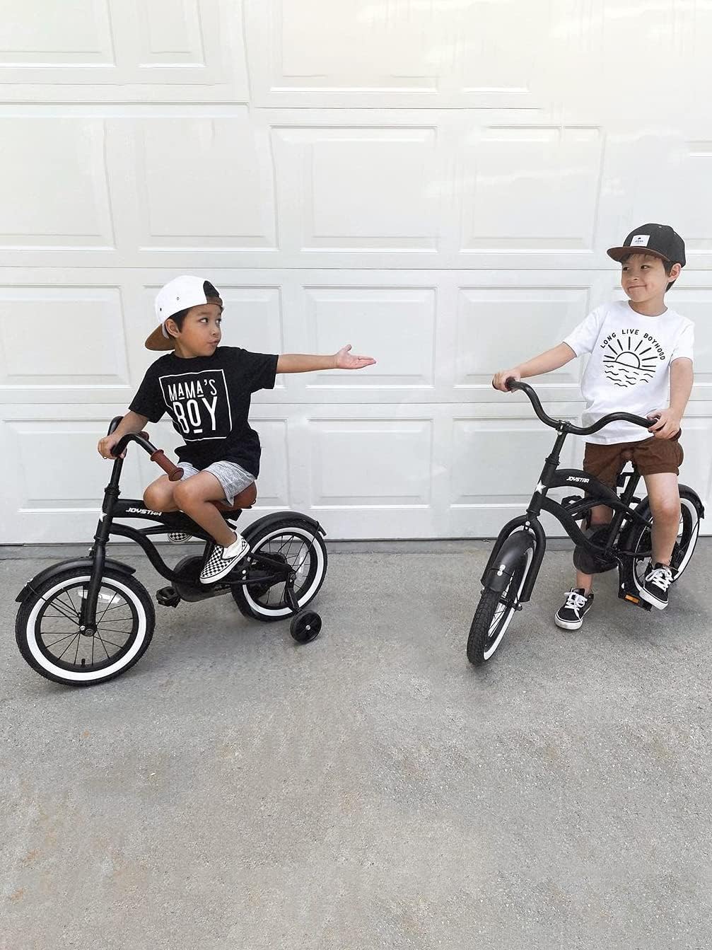 JOYSTAR 12 14 16 Inch Kids Cruiser Bike for Ages 2-7 Years Old Girls & Boys, Kids' Bike with Training Wheels, Coaster Brake, Adjustable Seat & Fenders, Child Bicycles