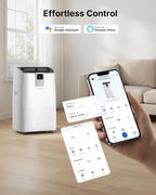 14000 BTU Portable Air Conditioners up to 750 Sq.ft, Quiet AC for Bedroom with 41dB, Silent Mode, 24H Timer, 4-in-1 Smart Portable AC Unit with Drainage-free Cooling, APP/Voice/Remote Control