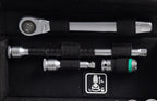 WERA 05004018001 8100 SA 8 Zyklop Metric Metal Ratchet Set with Switch Lever, 28 Piece, 1/4" Drive