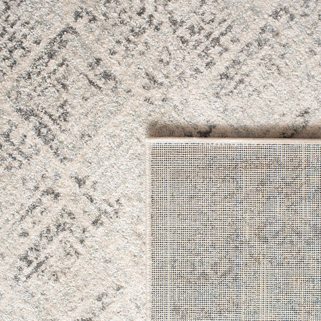 SAFAVIEH Area Rug 9x12 - Tulum Collection - Large - Ivory & Grey, Moroccan Boho Distressed Design, Non-Shedding & Easy to Clean, Ideal for Living Room, Bedroom, Dining Space (TUL264A)