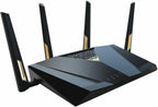 ASUS RT-BE88U Dual-Band WiFi 7 AiMesh Extendable Performance Router  4K-QAM  MLO  Dual 10G Ports  SFP+  4X 2.5G Ports  4X 1G Ports  34G WAN/LAN Capacity  Network Security  Built-in VPN
