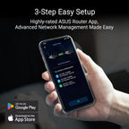 ASUS RT-BE88U Dual-Band WiFi 7 AiMesh Extendable Performance Router  4K-QAM  MLO  Dual 10G Ports  SFP+  4X 2.5G Ports  4X 1G Ports  34G WAN/LAN Capacity  Network Security  Built-in VPN