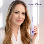 Michael Todd Beauty Sonicsmooth Pro+ Dermaplane Razor for Women Face + Eyebrow Trimmer Dermaplaning System w/LED Light Peach Fuzz Remover -16 Dermaplaning Blades & 2 Microsmooth Exfoliation Tips