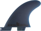 FCS Performer Eco Neo Glass Surfboard Fins (Medium, Quad (4 Fins)), Blue