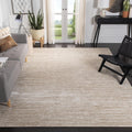 SAFAVIEH Vision Collection Area Rug - 12' Square, Cream, Modern Ombre Design, Non-Shedding & Easy to Clean, Ideal for Living Room, Bedroom, Dining Space (VSN606F)