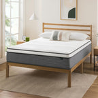 ZINUS 12 Inch True Support Hybrid Mattress New Version, Queen, Fiberglass Free, Medium Feel, Motion Isolation, Certified Safe Foams & Fabric, Mattress in A Box