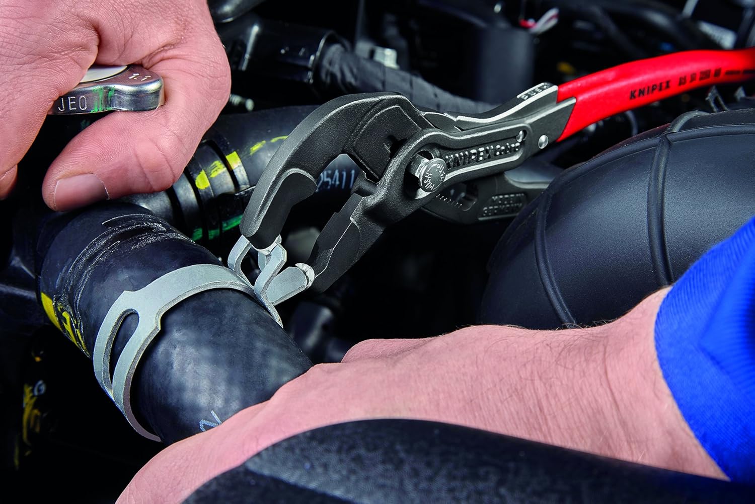 Knipex Tools 85 51 250AFSBA 10" Hose Clamp Pliers with Locking Device